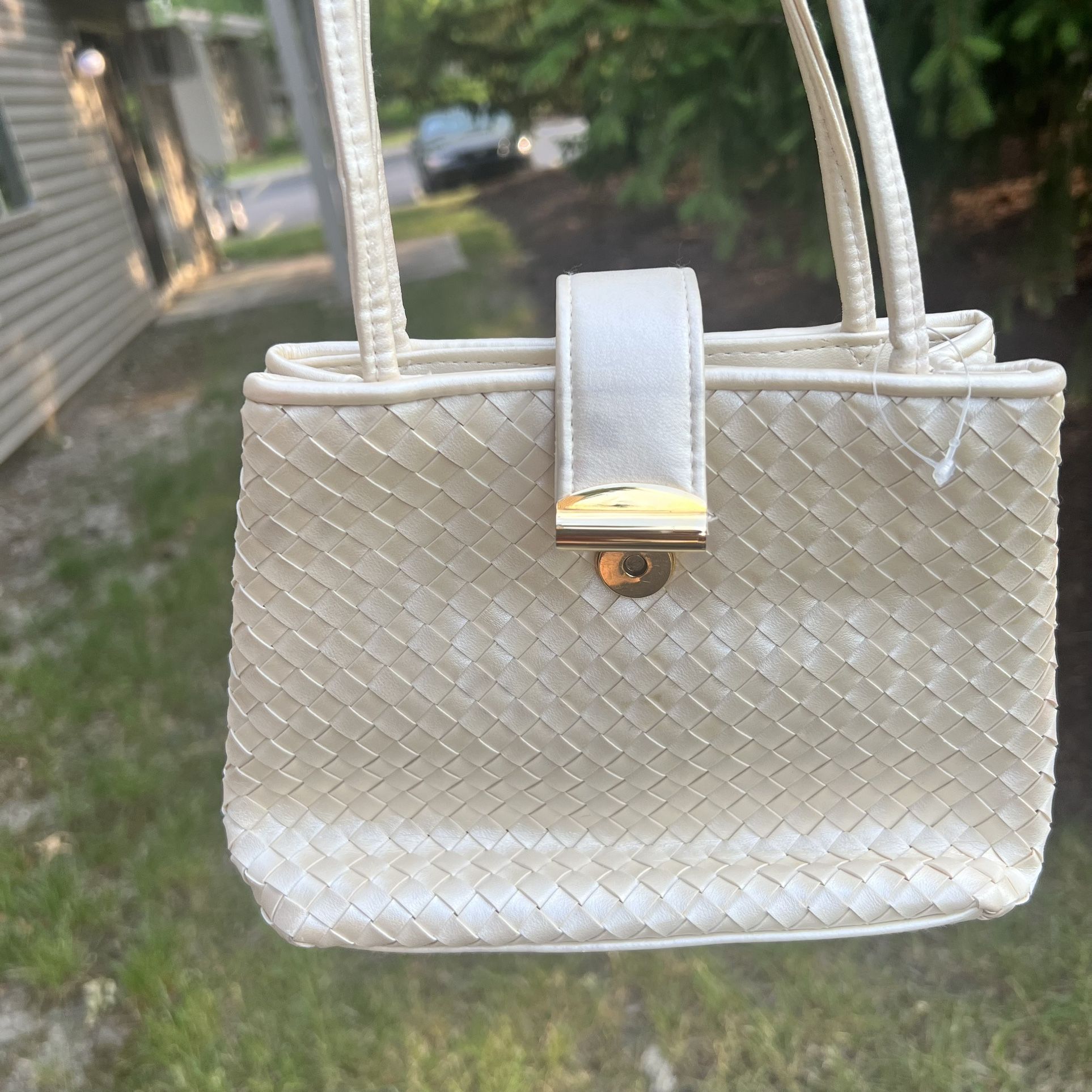 Cream Crossbody Bag Women's