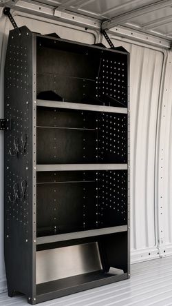 Cargo Van Shelving by StarONE - Durable Steel, 60" Inches Tall, Adjustable Shelves and Dividers