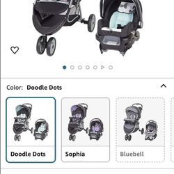Baby Trend Baby Stroller And Car Seat Combo Set 