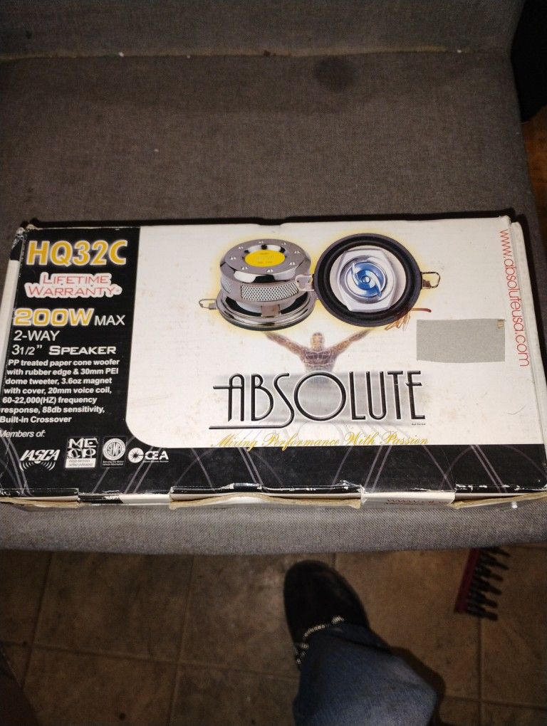 3.5" Absolute Speakers