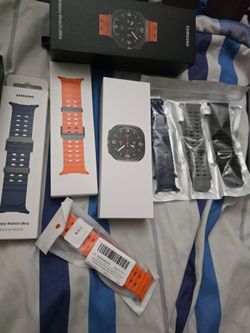 ​Brand New Samsung Galaxy Watch Ultra + 7 Premium Bands!