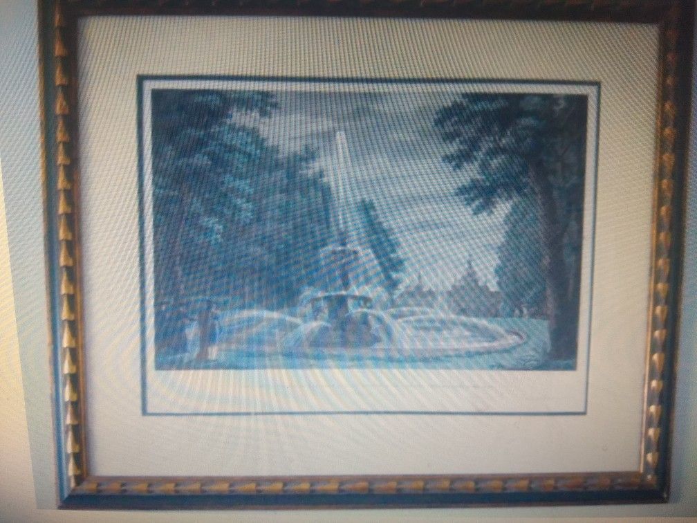 Fernando Brambilla Spain Royal Seal 1832 Lithograph handcolor