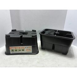 HOXWELL Trailer Jack Block 2 Pack RV Camper Stabilizer 25000 LBS NBTS574-2