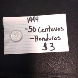 1994- 50 Centavos - Honduras Coin