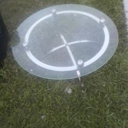 Coffee Table Glass And Metal 