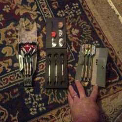 3sets Of Darts Plastic And Metal Tips 10 Each Or 20 For All