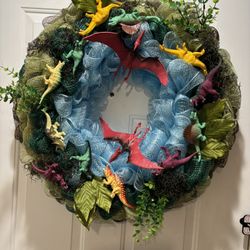 Dinosaur Wreath 