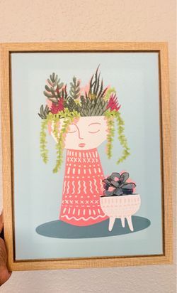 Colorful Boho Home Decor/ Set of 2 Framed Wall Art decor