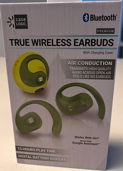 Case logic premium true wireless earbuds with Bluetooth
