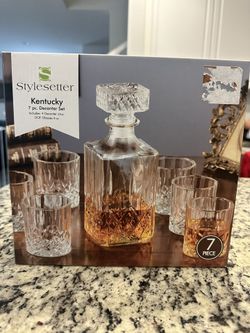 Stylesetter 7 Pc Decanter Set
