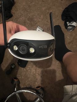 Unster dual lens security camera