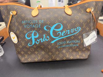 Neverfull limited Edition Bag PORTO CERVO Louis Vuitton  With Organizer Inside