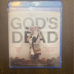 $10 New! God’s Not Dead Blue Ray + DVD Combo Pack Movie 2013
