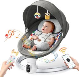 Smelluck Electric Baby Swing with Remote