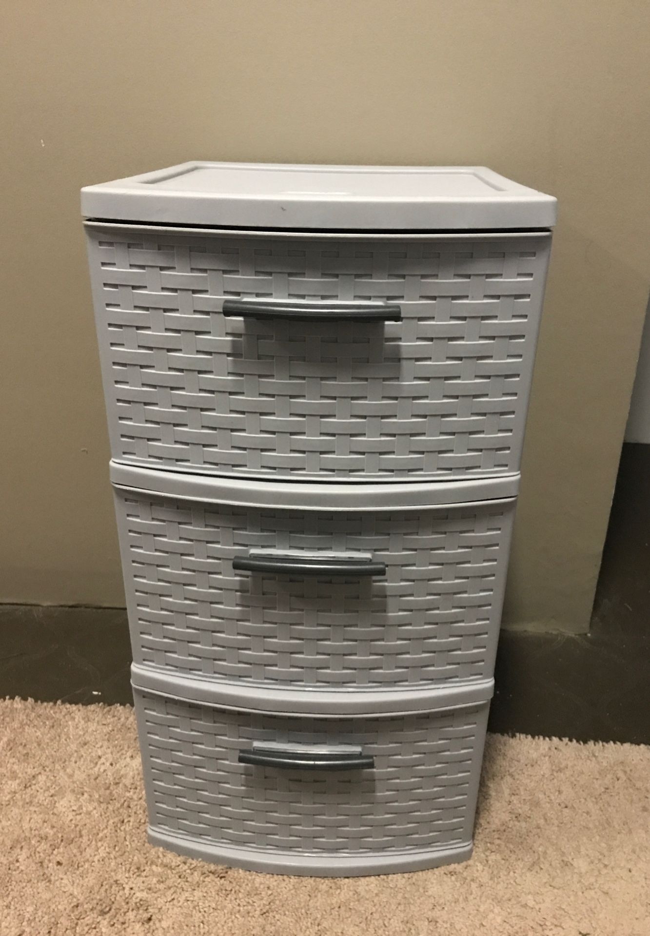 Sterilite Weave Plastic Drawers