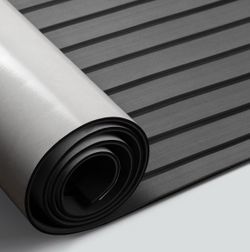 EVA Foam Boat Flooring Faux Teak Sea Decking for Boat RV Kayak Floor  0.24 Inch Thick EVA Foam Boat Flooring: Made of premium high-density EVA foam, t