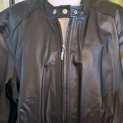 Terry Lewis Black Leather Jacket