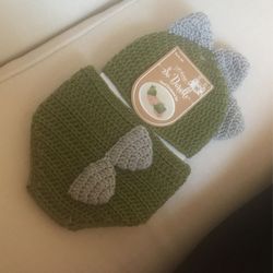 Hand Crocheted Dino Set