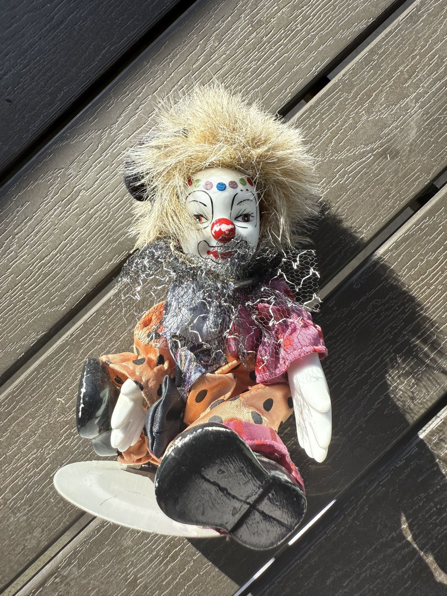 Porcelain Clown Antique