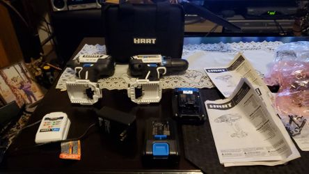 20volt drill and impact hart 2battery and charger