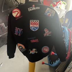 Vintage Hardwood Classics Jeff Hamilton Basketball Jacket 