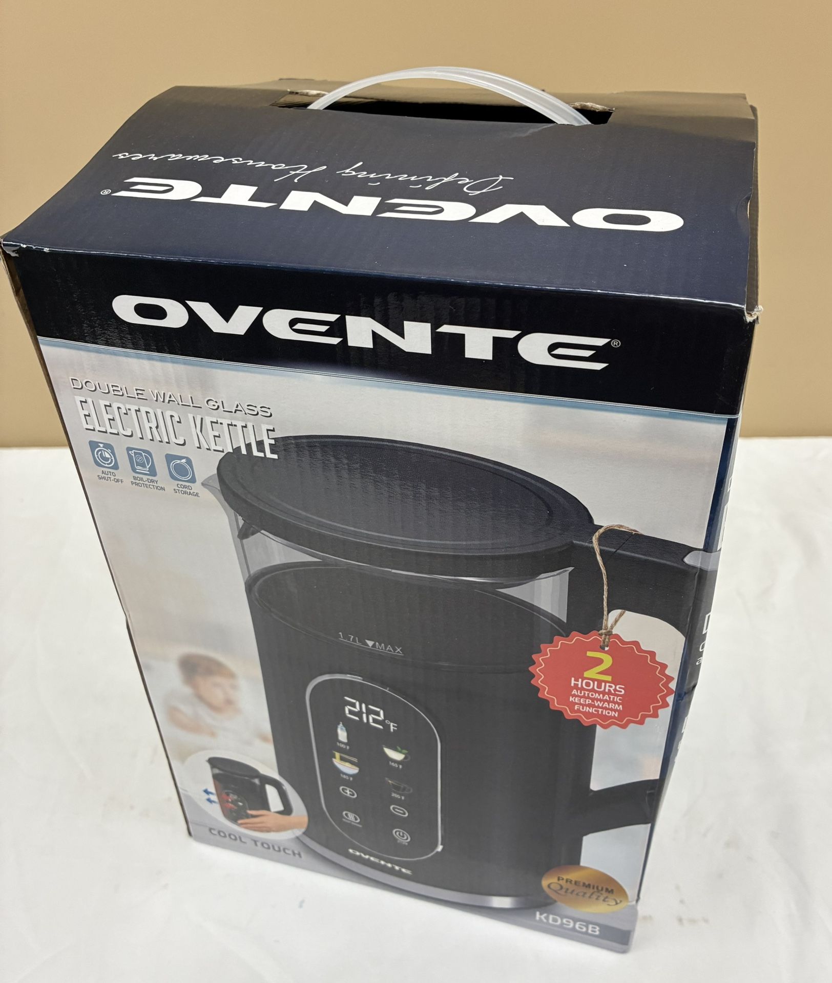 Ovente 1.7 Liter Electric Hot Water Kettle