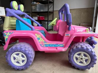 Power Wheels Barbie Jeep - Kids Ride-On Quad