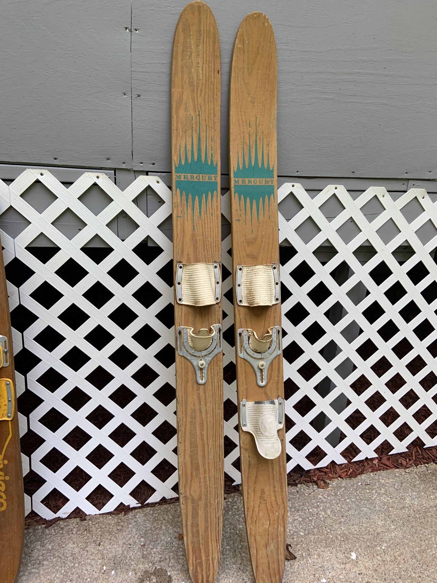 Vintage Mercury Water Skis