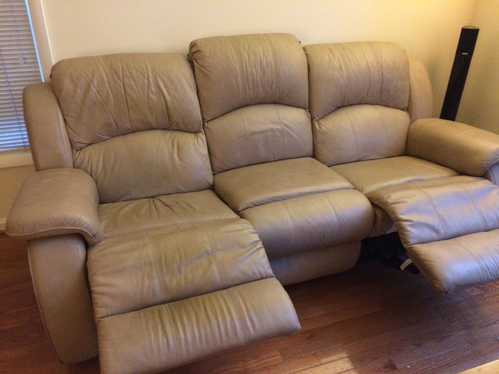 Leather Recliner Couch and Loveseat