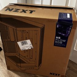 NZXT - H6 Flow RGB ATX Mid-Tower PC Case with Dual Chamber - Black