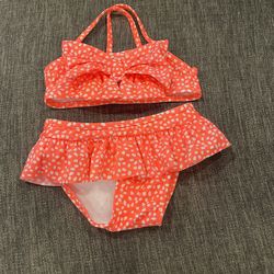 Toddler Girls 2 Piece Swimsuit Size 2T