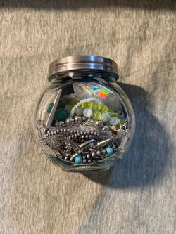 Jar of Silver Jewelry