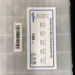 Stainless Steel Hose Clamp Assortment Kit