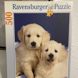 Ravensburger Cute Puppies 500 Piece Puzzle 🐶🐶 🎁🎄✨🎅🏻