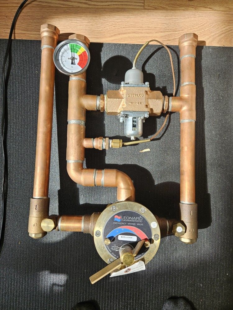 Leonard Thermostatic Emergency Mixing Valve