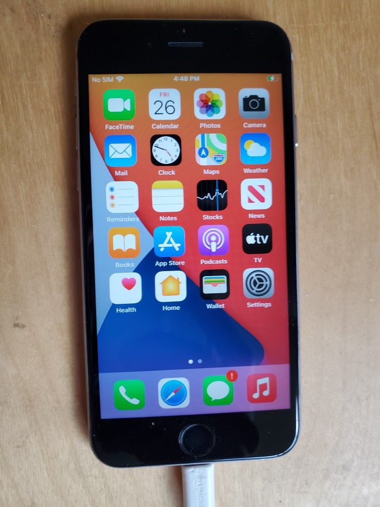 Apple iPhone 6s unlocked A1688 black no Touch id