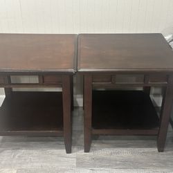 Set Of 3 Wooden Cofee Tables 