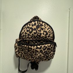 Leopard Print Backpack