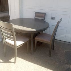 TABLE AND FOUR CHAIRS 