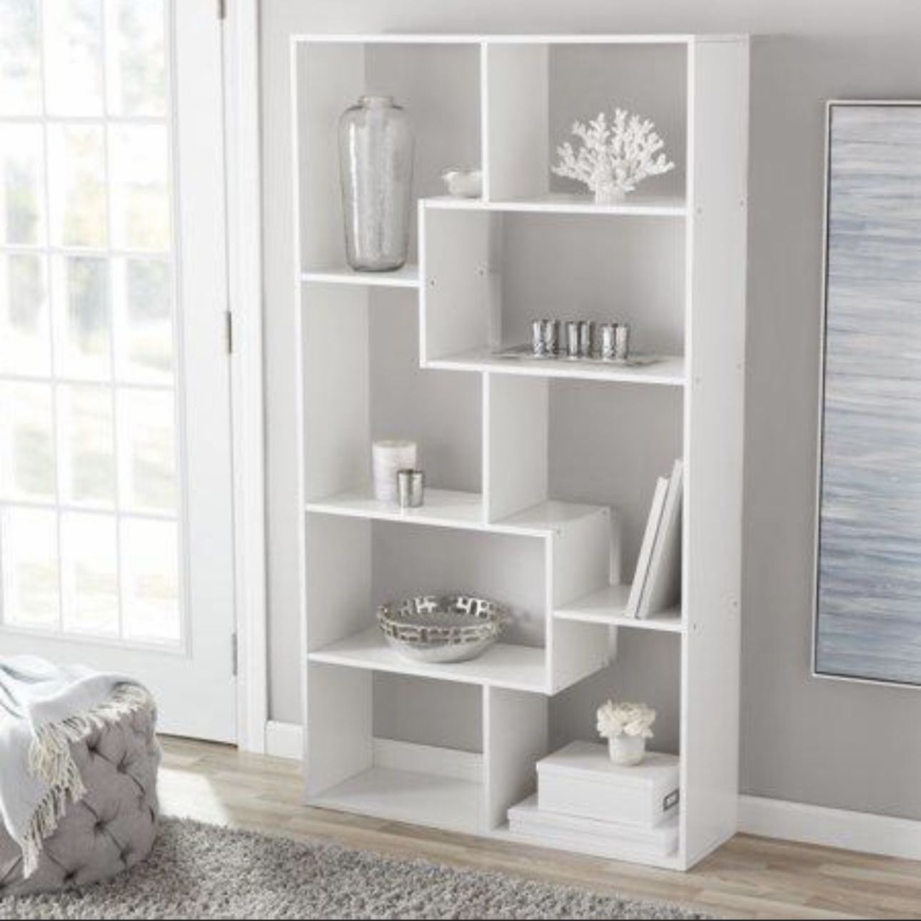 Modern Bookshelf Bookcase - Open Storage