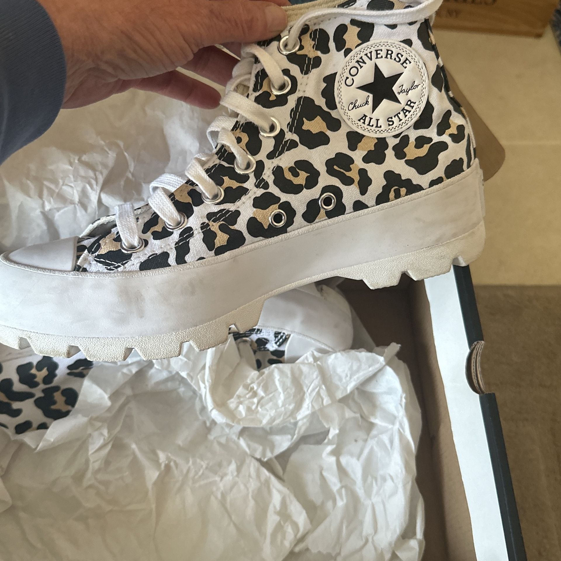 Converse Lugged Cheetah Print