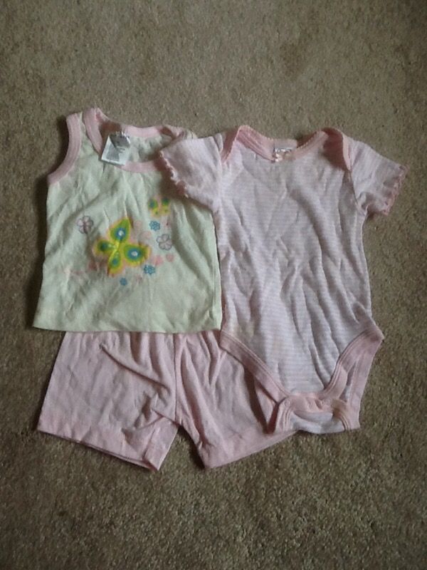 Baby Pink Clothing Set