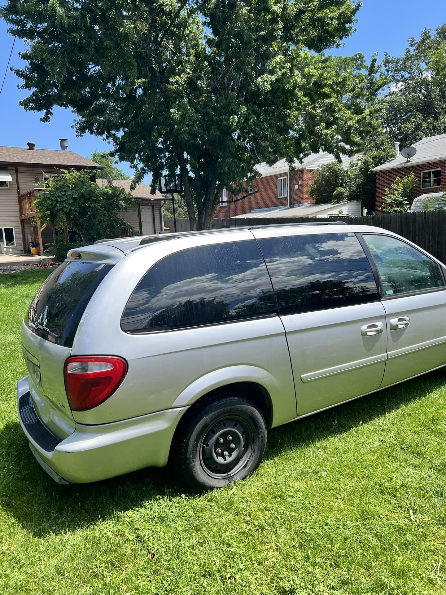 Silver Minivan