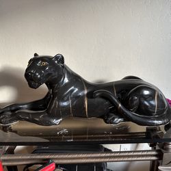 Art Deco Style Black Panther 