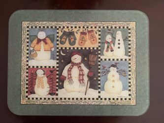 Christmas Decor Debbie Mumm Tempered Glass 