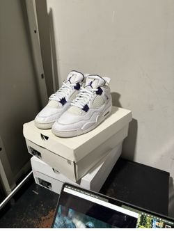 Jordan 4 metallic purple
