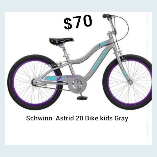 New Schwinn Astrid 20 Bike Kids Gray
