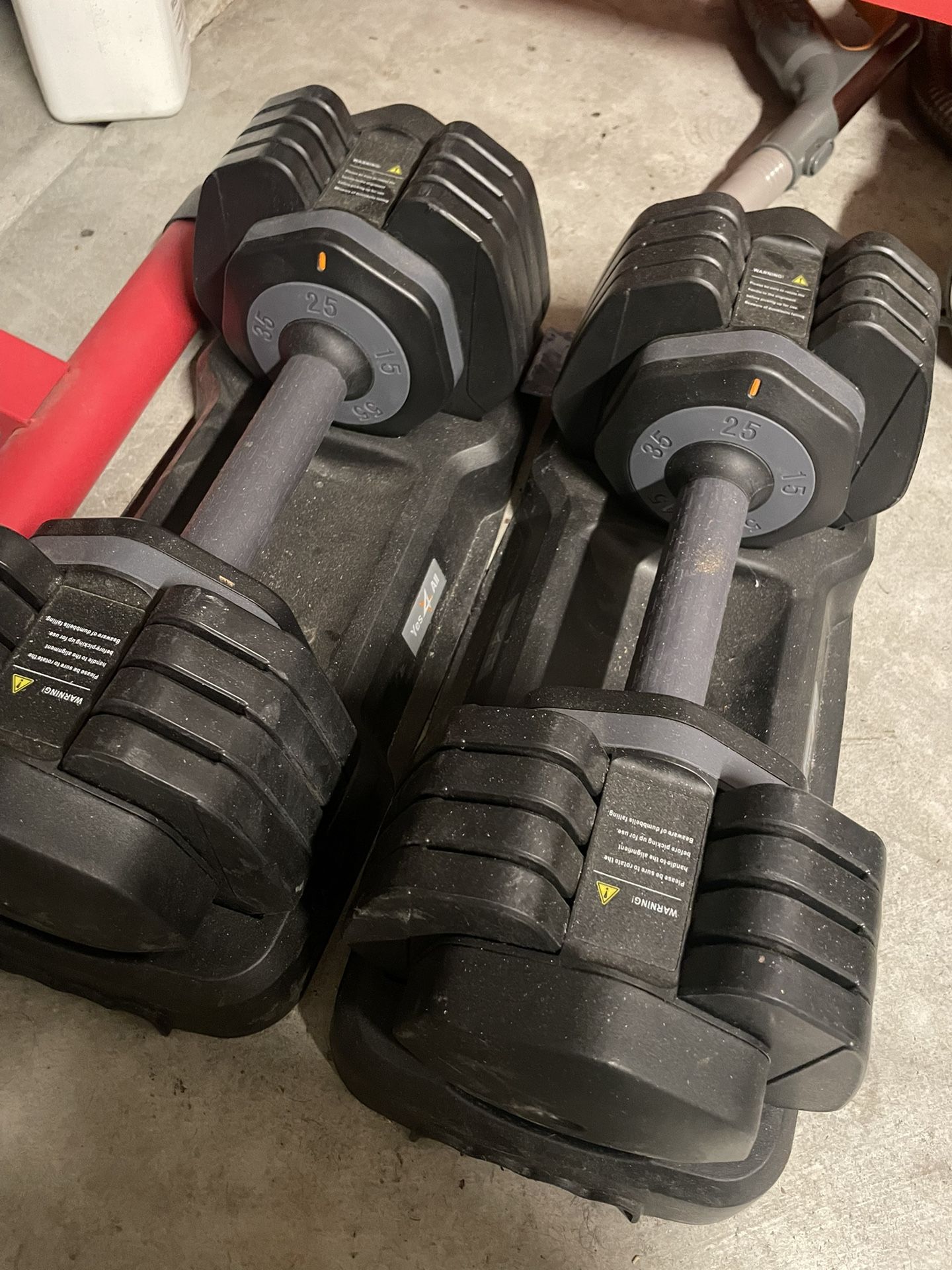 15-55 Adjustable Dumbbell Set