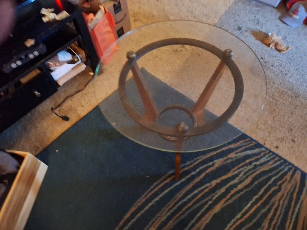 Glass End Table FOR FREE