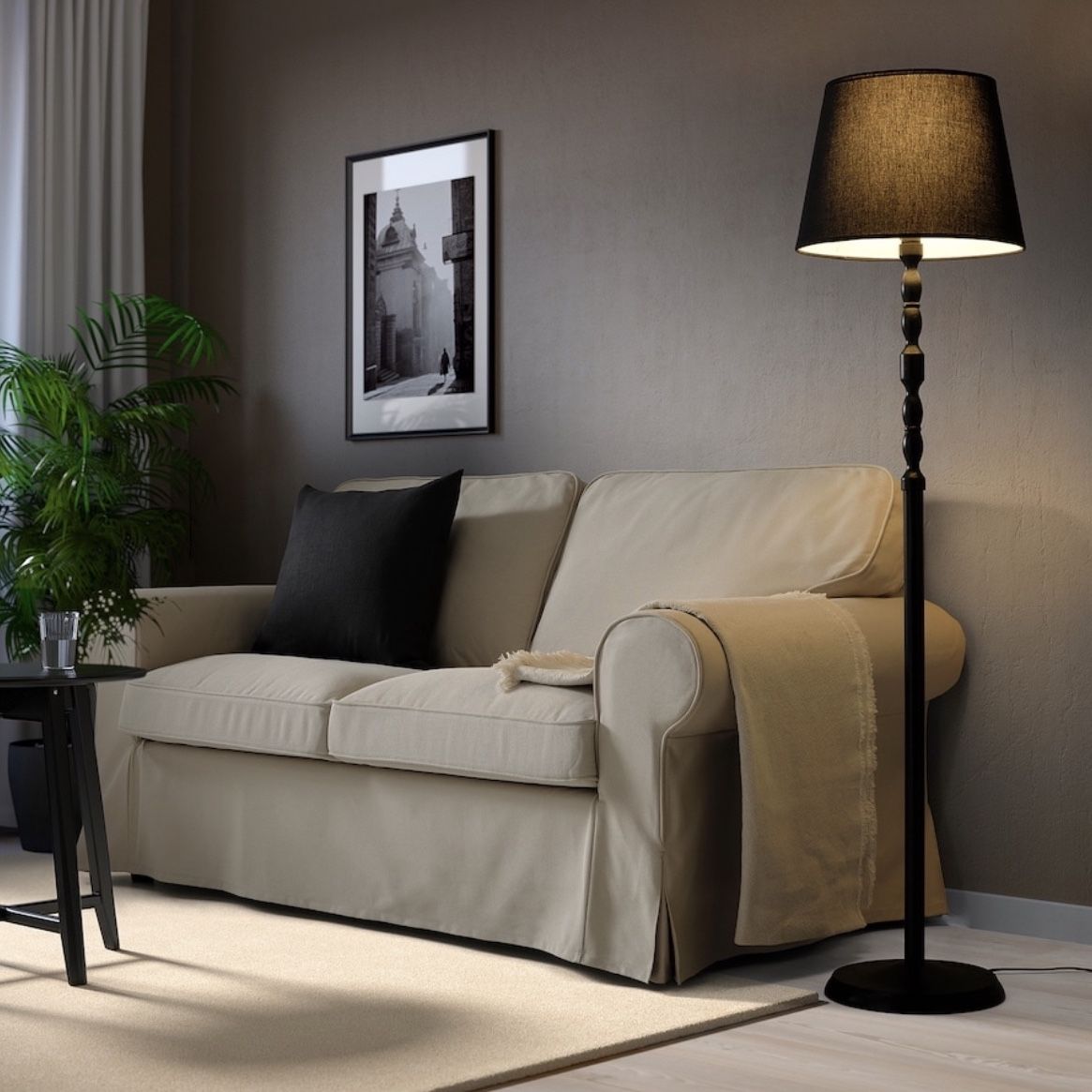 Floor lamp - IKEA Kinnahult - black ash - 59” for Sale in Phoenix